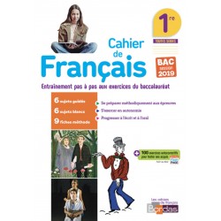 Cahier de Français 1ere - Cahier d'activités - 2019 - Bordas