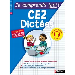 Je comprends tout - Dictées CE2 - 2017 - Nathan