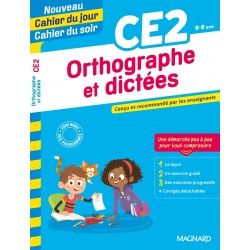 Cahier du Jour/Cahier du Soir - Orthographe et dictées - CE2 - 2020 - Magnard