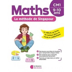 Mathématiques CM1 - Méthode de Singapour - Manuel - 2020 - Librairie des Ecoles