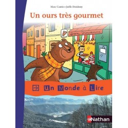 Album 3 : Un ours très gourmet - Un Monde a lire Kimamila CE1 - Série rouge - 2014 - Nathan