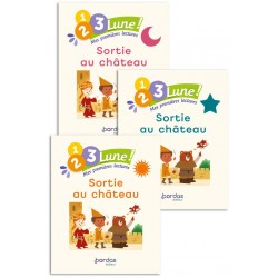 Sortie au château - 1.2.3 Lune ! Mes premières lectures - Pack 3 Albums - 2022 - Bordas