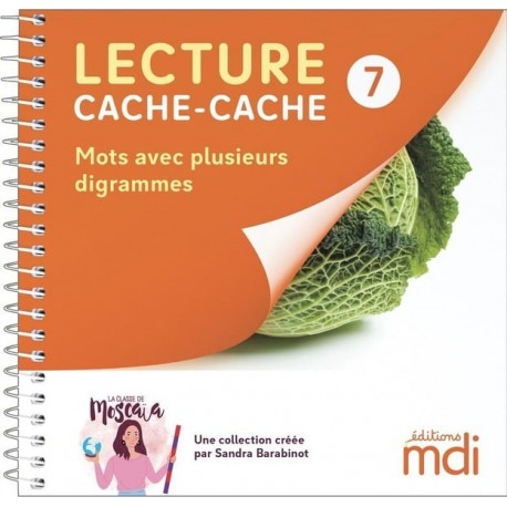 Lecture cache-cache - Livre 7 - Série Orange - 2024 - MDI