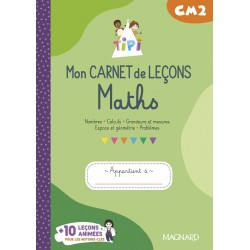 Tipi CM2 - Mon carnet de leçons de maths - 2023 - Magnard