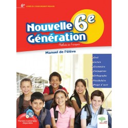 Nouvelle Génération : 6e français Livre Unique