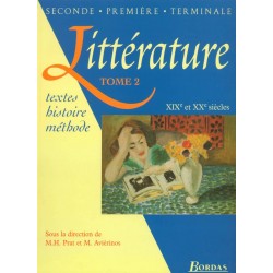 Littérature Tome 2 - XIXe, XXe siècles - Bordas