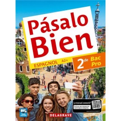 Pasalo Bien - 2e Bac Pro - Pochette - 2017 - Delagrave