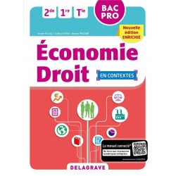Economie Droit En Contextes - 2de / 1re / Tle Bac Pro - Pochette - 2018 - Delagrave